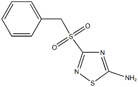 3-(benzylsulfonyl)-1,2,4-thiadiazol-5-ylamine Structure