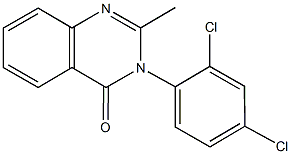 3-(2,4-dichlorophenyl)-2-methyl-4(3H)-quinazolinone Structure