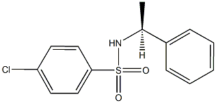 4-chloro-N-(1-phenylethyl)benzenesulfonamide Structure