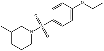 1-[(4-ethoxyphenyl)sulfonyl]-3-methylpiperidine 구조식 이미지