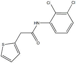 N-(2,3-dichlorophenyl)-2-(2-thienyl)acetamide 구조식 이미지