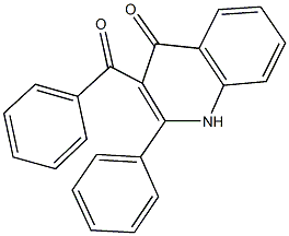 3-benzoyl-2-phenyl-4(1H)-quinolinone Structure