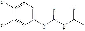 N-acetyl-N'-(3,4-dichlorophenyl)thiourea 구조식 이미지