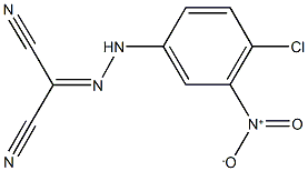 2-({4-chloro-3-nitrophenyl}hydrazono)malononitrile Structure