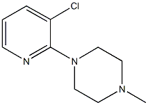 1-(3-chloro-2-pyridinyl)-4-methylpiperazine Structure