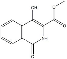 methyl 4-hydroxy-1-oxo-1,2-dihydro-3-isoquinolinecarboxylate Structure