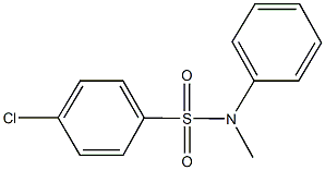 4-chloro-N-methyl-N-phenylbenzenesulfonamide Structure