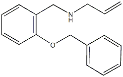 N-allyl-N-[2-(benzyloxy)benzyl]amine Structure