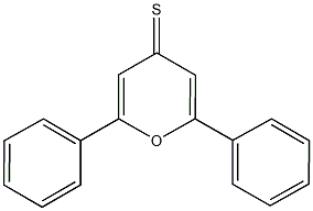 2,6-diphenyl-4H-pyran-4-thione 구조식 이미지