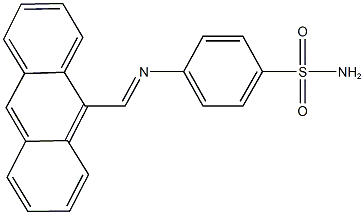 4-[(9-anthrylmethylene)amino]benzenesulfonamide Structure