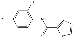 N-(2,4-dichlorophenyl)-2-thiophenecarboxamide 구조식 이미지