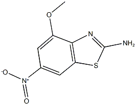 2-amino-6-nitro-4-methoxy-1,3-benzothiazole Structure