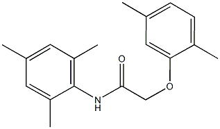 2-(2,5-dimethylphenoxy)-N-mesitylacetamide 구조식 이미지