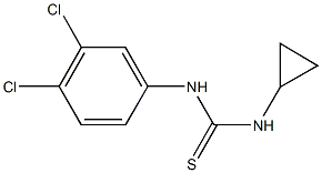 N-cyclopropyl-N'-(3,4-dichlorophenyl)thiourea 구조식 이미지