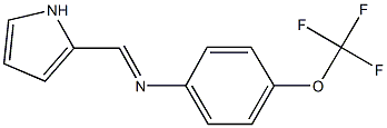 N-(1H-pyrrol-2-ylmethylene)-N-[4-(trifluoromethoxy)phenyl]amine Structure