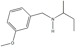 N-(sec-butyl)-N-(3-methoxybenzyl)amine 구조식 이미지