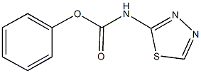 phenyl 1,3,4-thiadiazol-2-ylcarbamate 구조식 이미지