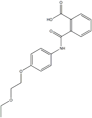 2-{[4-(2-ethoxyethoxy)anilino]carbonyl}benzoic acid 구조식 이미지