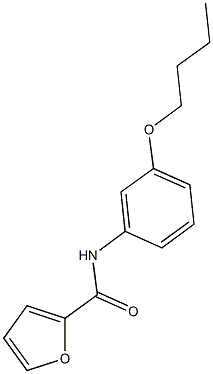 N-(3-butoxyphenyl)-2-furamide 구조식 이미지