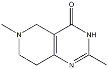 2,6-Dimethyl-5,6,7,8-tetrahydropyrido[4,3-d]pyrimidin-4(3H)-one Structure