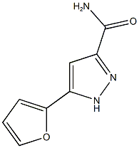 5-(2-Furyl)-1H-pyrazole-3-carboxamide Structure