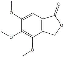 4,5,6-trimethoxy-2-benzofuran-1(3H)-one Structure