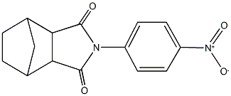 4-{4-nitrophenyl}-4-azatricyclo[5.2.1.0~2,6~]decane-3,5-dione Structure