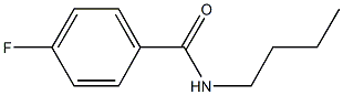 N-butyl-4-fluorobenzamide Structure