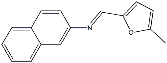 N-[(5-methyl-2-furyl)methylene]-N-(2-naphthyl)amine 구조식 이미지