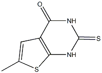 6-methyl-2-thioxo-2,3-dihydrothieno[2,3-d]pyrimidin-4(1H)-one Structure