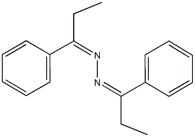 1-phenyl-1-propanone (1-phenylpropylidene)hydrazone Structure