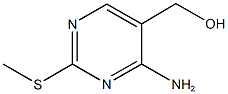 [4-amino-2-(methylsulfanyl)-5-pyrimidinyl]methanol Structure