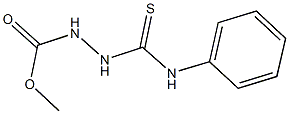 methyl 2-(anilinocarbothioyl)hydrazinecarboxylate Structure