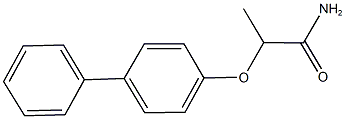 2-([1,1'-biphenyl]-4-yloxy)propanamide Structure