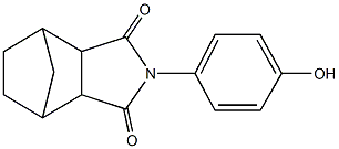 4-(4-hydroxyphenyl)-4-azatricyclo[5.2.1.0~2,6~]decane-3,5-dione 구조식 이미지
