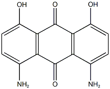 1,8-diamino-4,5-dihydroxyanthra-9,10-quinone Structure