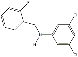 N-(3,5-dichlorophenyl)-N-(2-fluorobenzyl)amine Structure