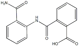 2-{[2-(aminocarbonyl)anilino]carbonyl}benzoic acid Structure