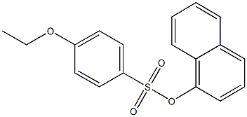 1-naphthyl 4-ethoxybenzenesulfonate Structure