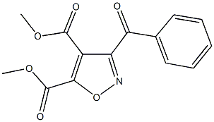 dimethyl 3-benzoyl-4,5-isoxazoledicarboxylate 구조식 이미지