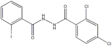 N'-(2,4-dichlorobenzoyl)-2-iodobenzohydrazide 구조식 이미지