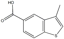 3-methyl-1-benzothiophene-5-carboxylic acid 구조식 이미지