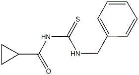 N-benzyl-N'-(cyclopropylcarbonyl)thiourea 구조식 이미지
