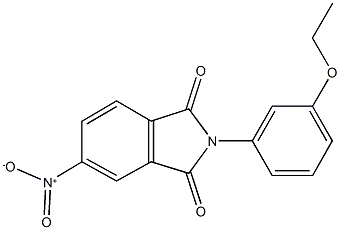 2-(3-ethoxyphenyl)-5-nitro-1H-isoindole-1,3(2H)-dione 구조식 이미지