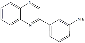 3-(2-quinoxalinyl)phenylamine 구조식 이미지