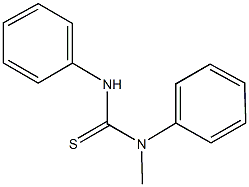 N-methyl-N,N'-diphenylthiourea 구조식 이미지