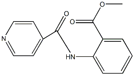 methyl2-(isonicotinoylamino)benzoate 구조식 이미지