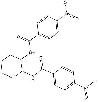 4-nitro-N-[2-({4-nitrobenzoyl}amino)cyclohexyl]benzamide Structure