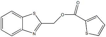 1,3-benzothiazol-2-ylmethyl 2-thiophenecarboxylate 구조식 이미지