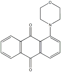 1-morpholin-4-ylanthra-9,10-quinone Structure